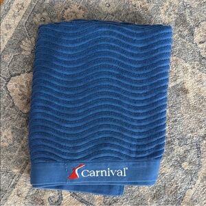 Carnival cruise line Blue beach Towel